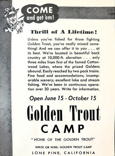 golden trout camp